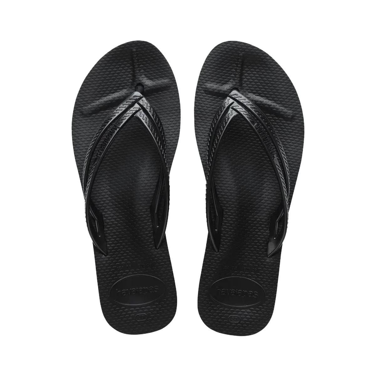 Sandália Havaianas Chinelo Slim Wedges Preto Sandália Havaianas Chinelo Slim Wedges Preto