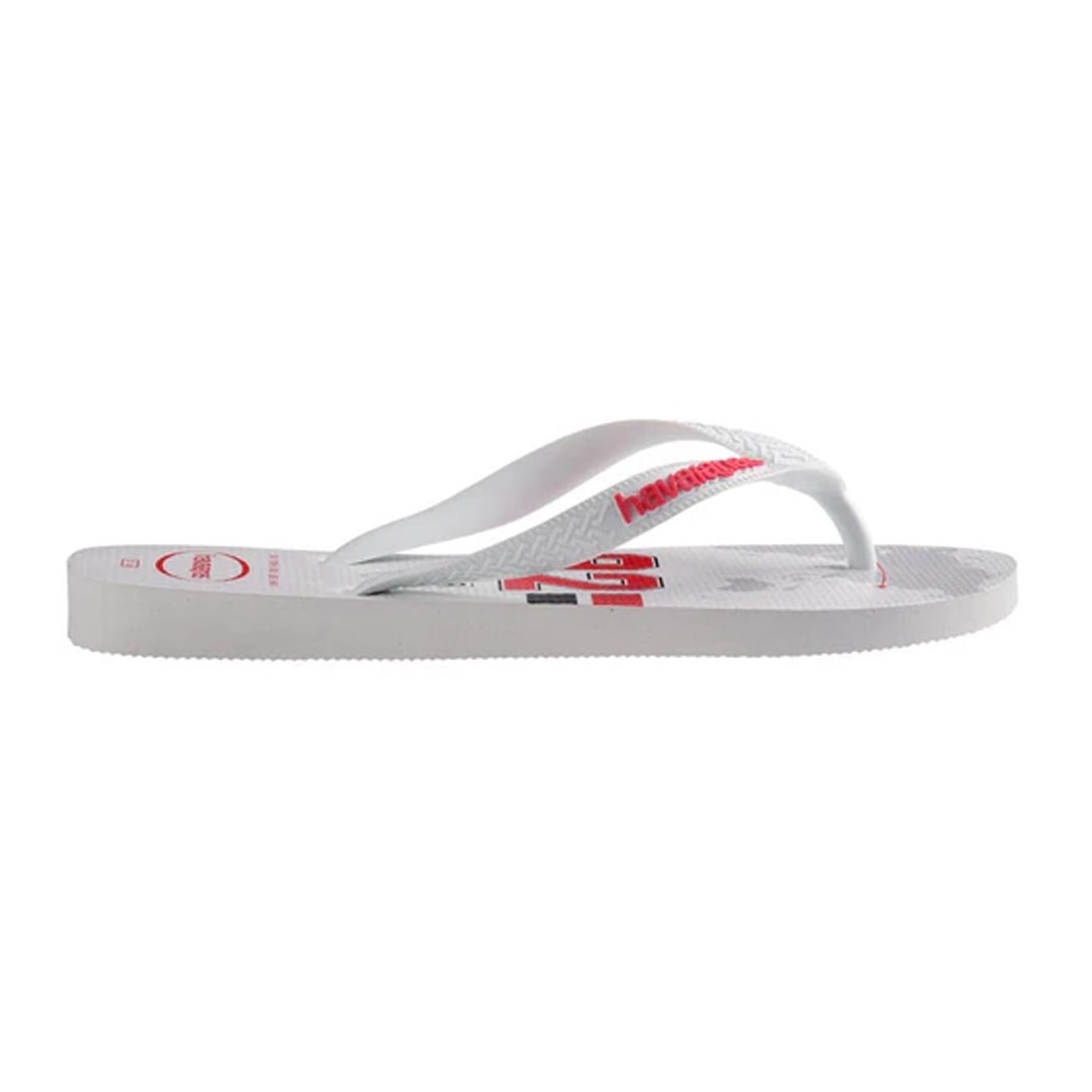 Sandália Havaianas Chinelo Times Sao Paulo Branco Sandália Havaianas Chinelo Times Sao Paulo Branco