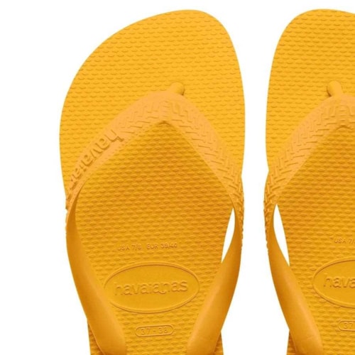 Sandalia Havaianas Chinelo Top Adulto Amarelo Pop