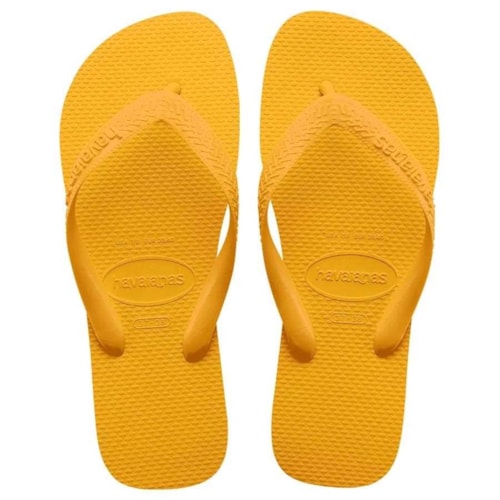 Sandalia Havaianas Chinelo Top Adulto Amarelo Pop