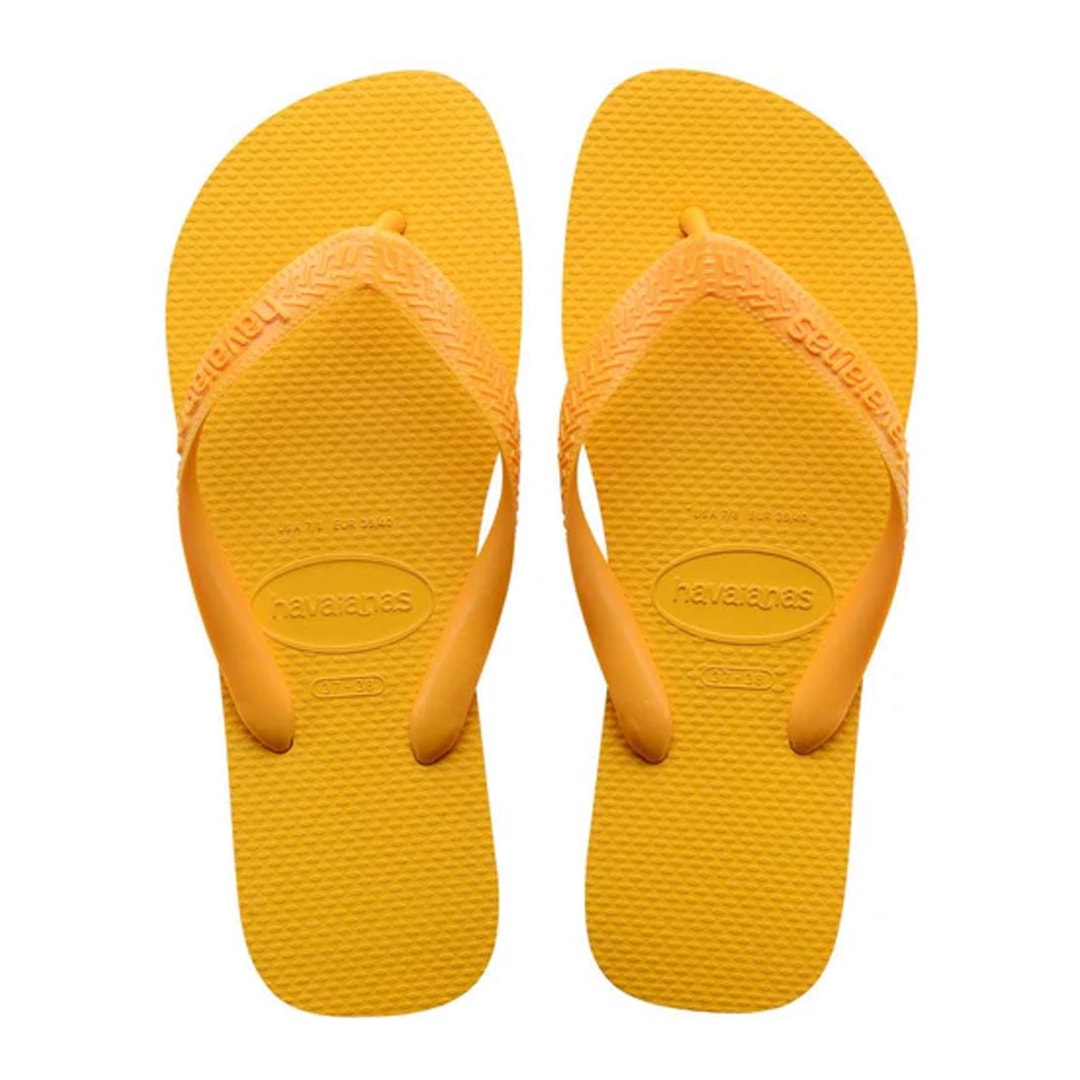 Sandália Havaianas Chinelo Top Adulto Amarelo Pop Sandália Havaianas Chinelo Top Adulto Amarelo Pop