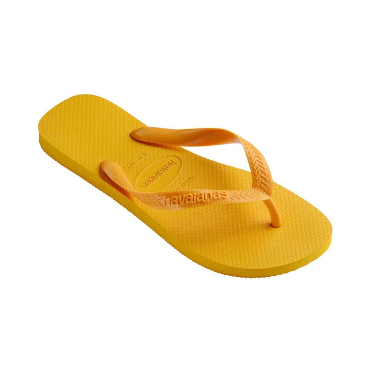 Sandália Havaianas Chinelo Top Adulto Amarelo Pop Sandália Havaianas Chinelo Top Adulto Amarelo Pop