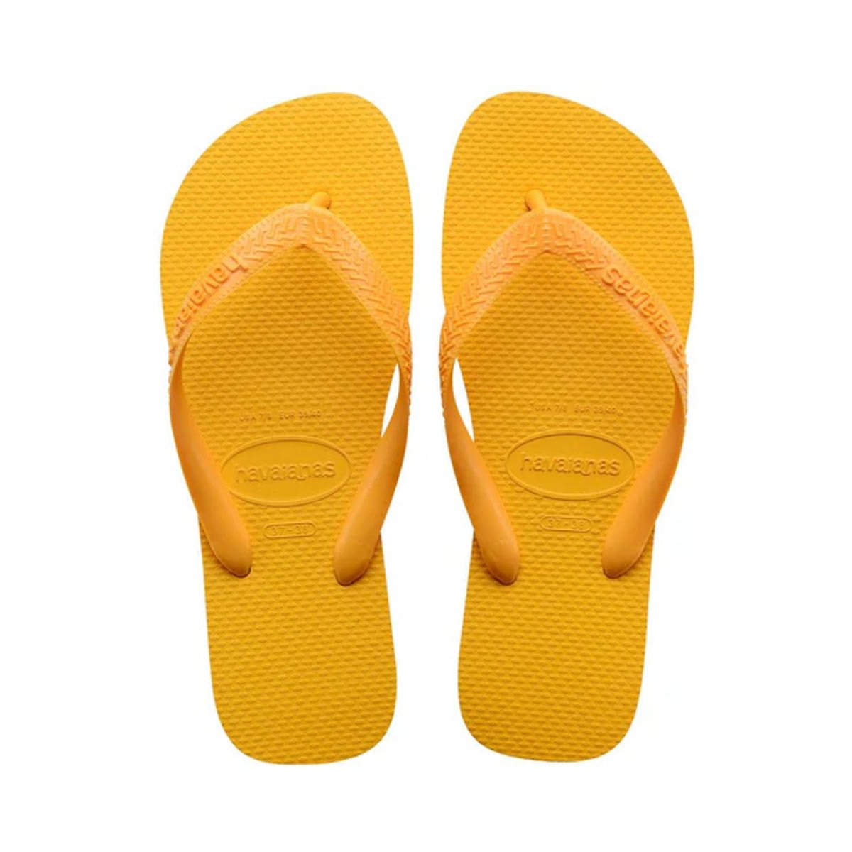 Sandália Havaianas Chinelo Top Adulto Amarelo Pop Sandália Havaianas Chinelo Top Adulto Amarelo Pop