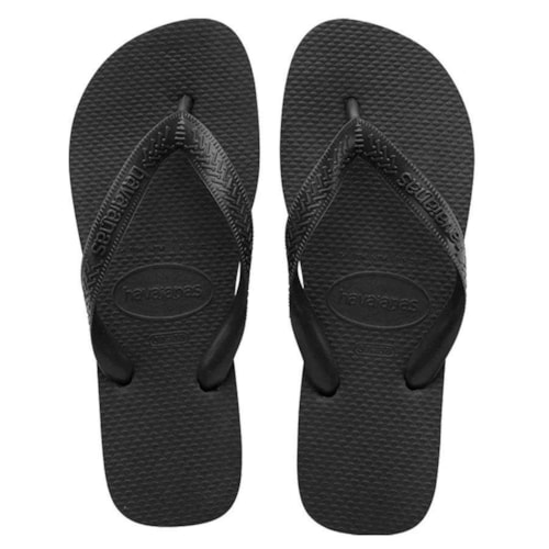 Sandalia Havaianas Chinelo Top Adulto Preto