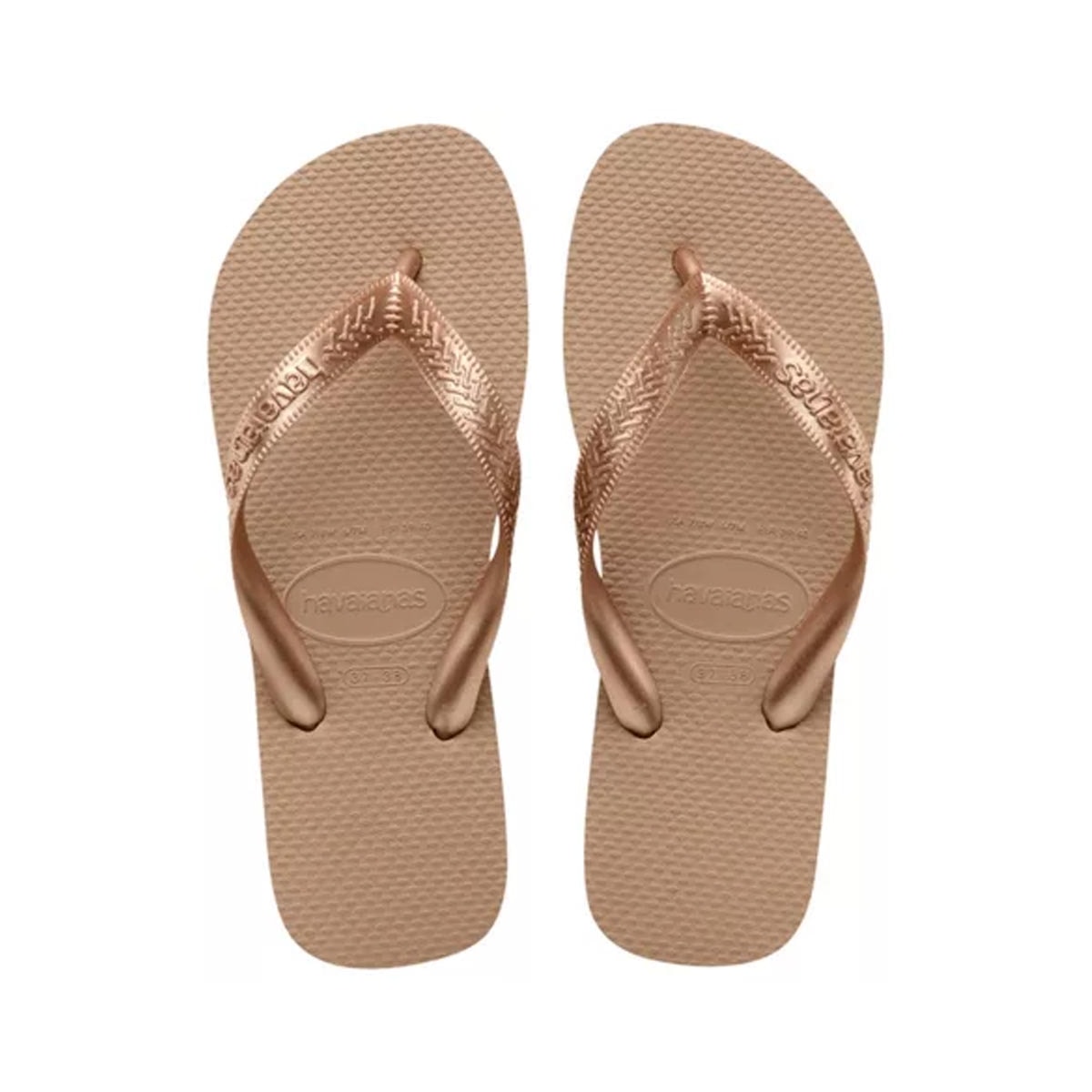 Sandália Havaianas Chinelo Top Adulto Rose Gold Sandália Havaianas Chinelo Top Adulto Rose Gold