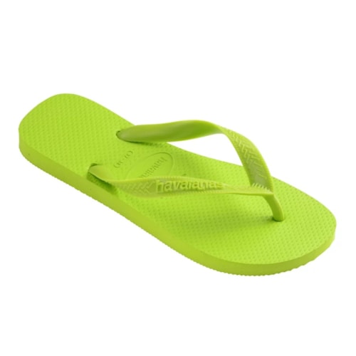 Sandalia Havaianas Chinelo Top Adulto Verde Limao