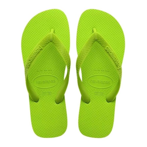 Sandalia Havaianas Chinelo Top Adulto Verde Limao