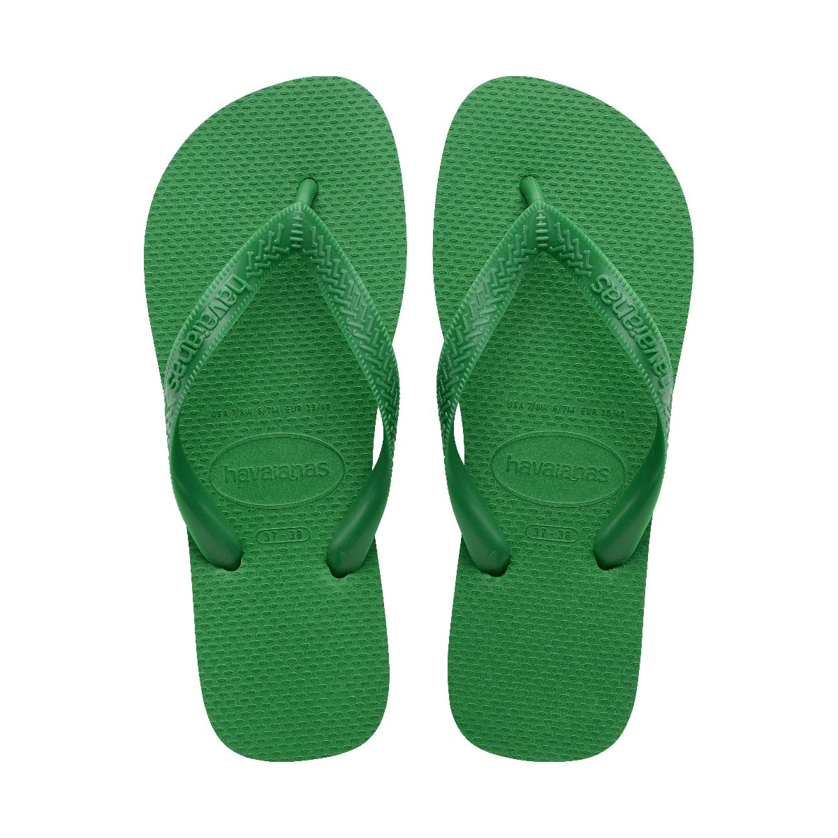 Sandalia Havaianas Chinelo Top Adulto Verde Patria Sandalia Havaianas Chinelo Top Adulto Verde Patria