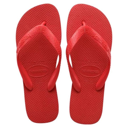 Sandalia Havaianas Chinelo Top Adulto Vermelho Rubi