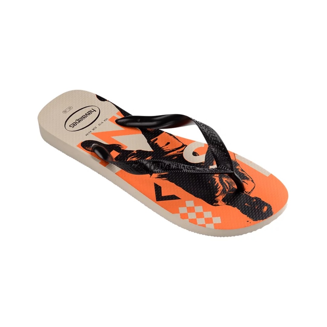 Sandália Havaianas Chinelo Top Athletic Bege Palha