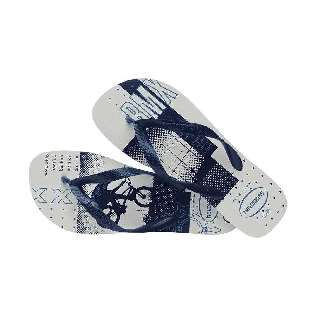 Sandália Havaianas Chinelo Top Athletic Branco/Marinho Sandália Havaianas Chinelo Top Athletic Branco/Marinho