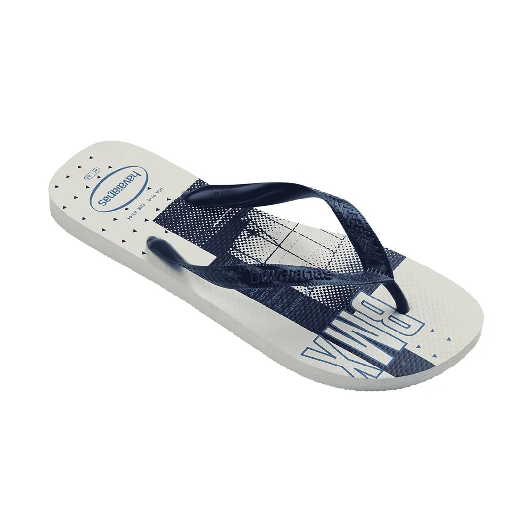 Sandália Havaianas Chinelo Top Athletic Branco/Marinho Sandália Havaianas Chinelo Top Athletic Branco/Marinho