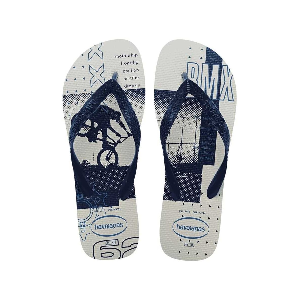 Sandália Havaianas Chinelo Top Athletic Branco/Marinho Sandália Havaianas Chinelo Top Athletic Branco/Marinho