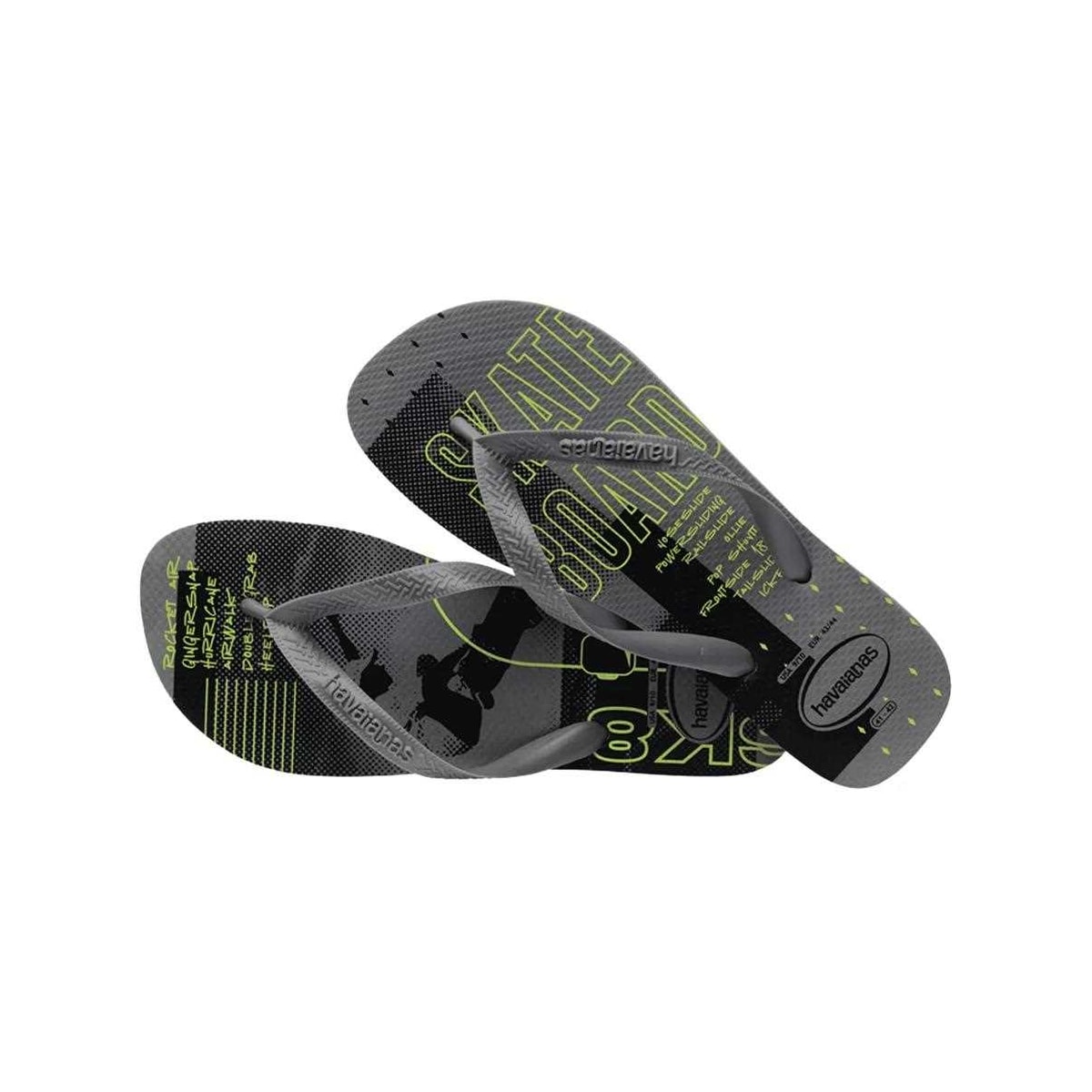 Sandália Havaianas Chinelo Top Athletic Cinza Aço Sandália Havaianas Chinelo Top Athletic Cinza Aço