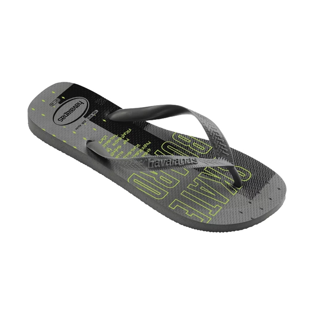 Sandália Havaianas Chinelo Top Athletic Cinza Aço