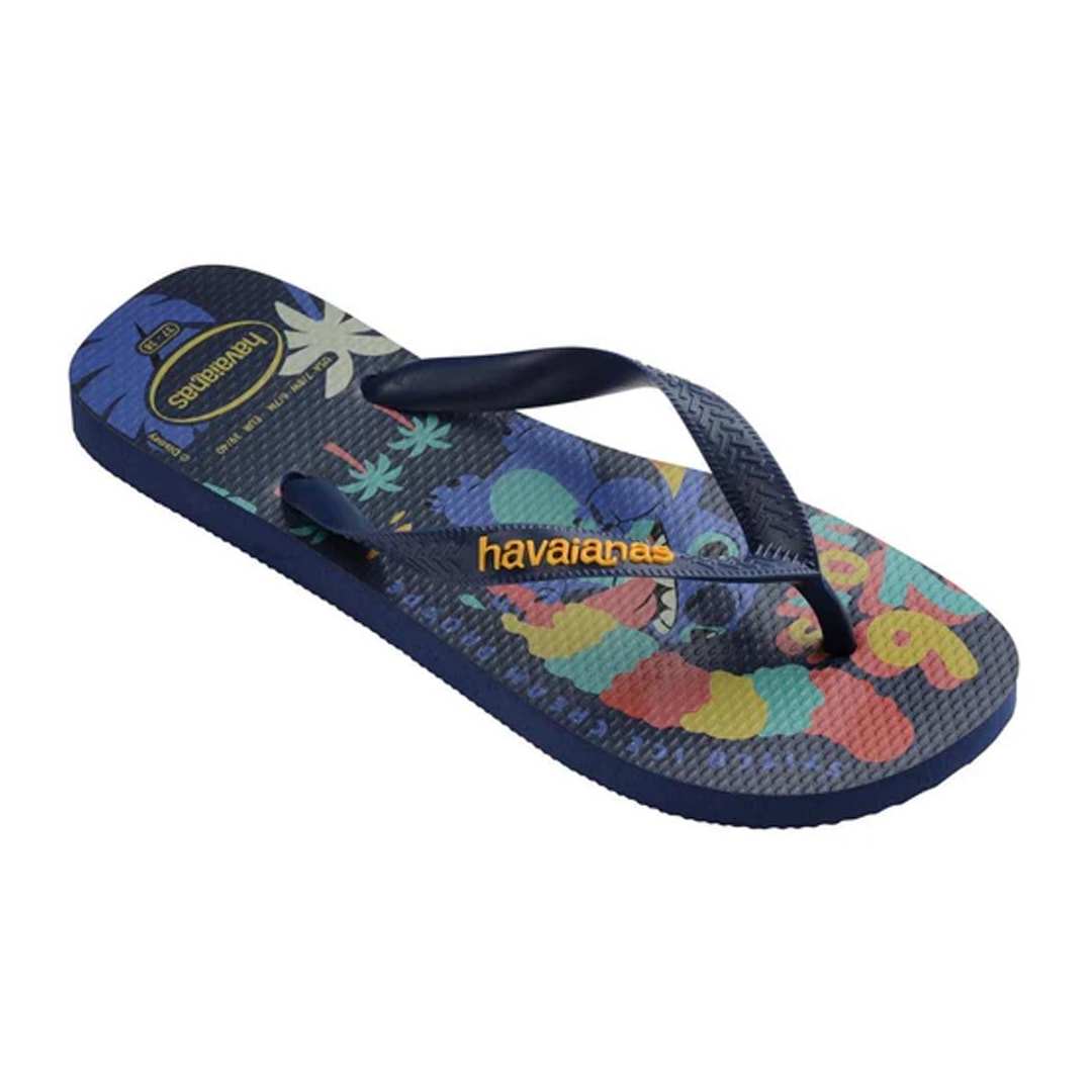 Sandália Havaianas Chinelo Top Disney Classics P26134 Stitch Marinho