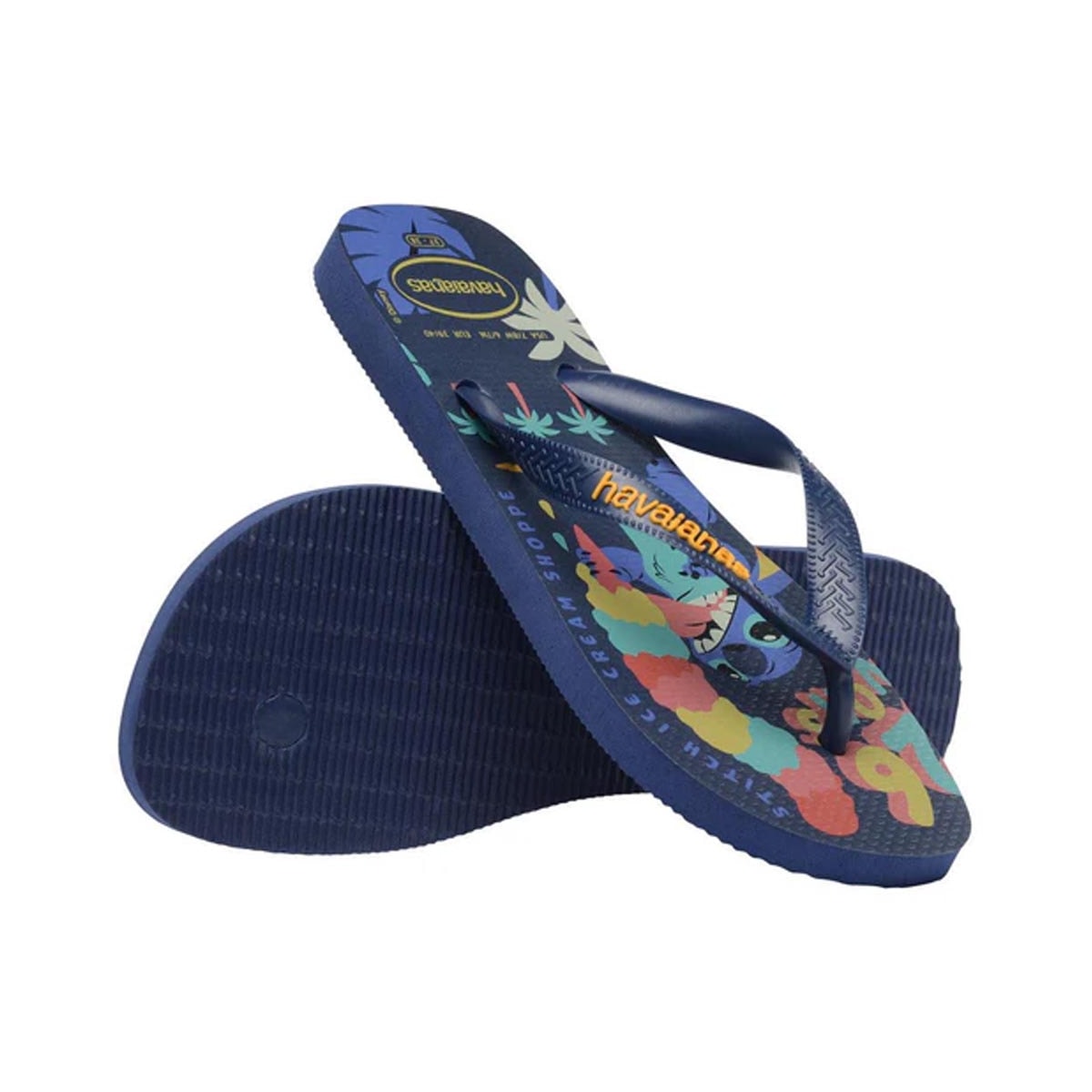 Sandália Havaianas Chinelo Top Disney Classics P26134 Stitch Marinho Sandália Havaianas Chinelo Top Disney Classics P26134 Stitch Marinho