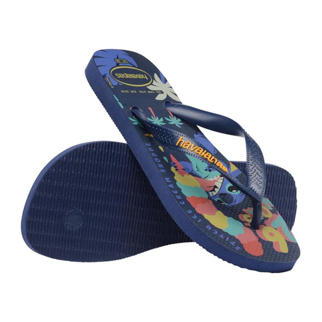 Sandália Havaianas Chinelo Top Disney Classics P26134 Stitch Marinho