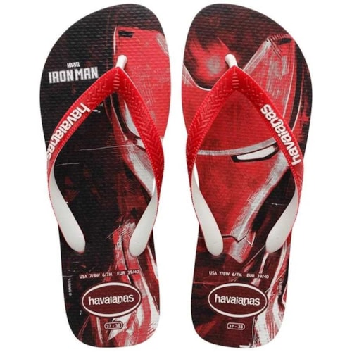 Sandália Havaianas Chinelo Top Marvel