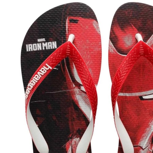 Detalhe - Sandália Havaianas Chinelo Top Marvel