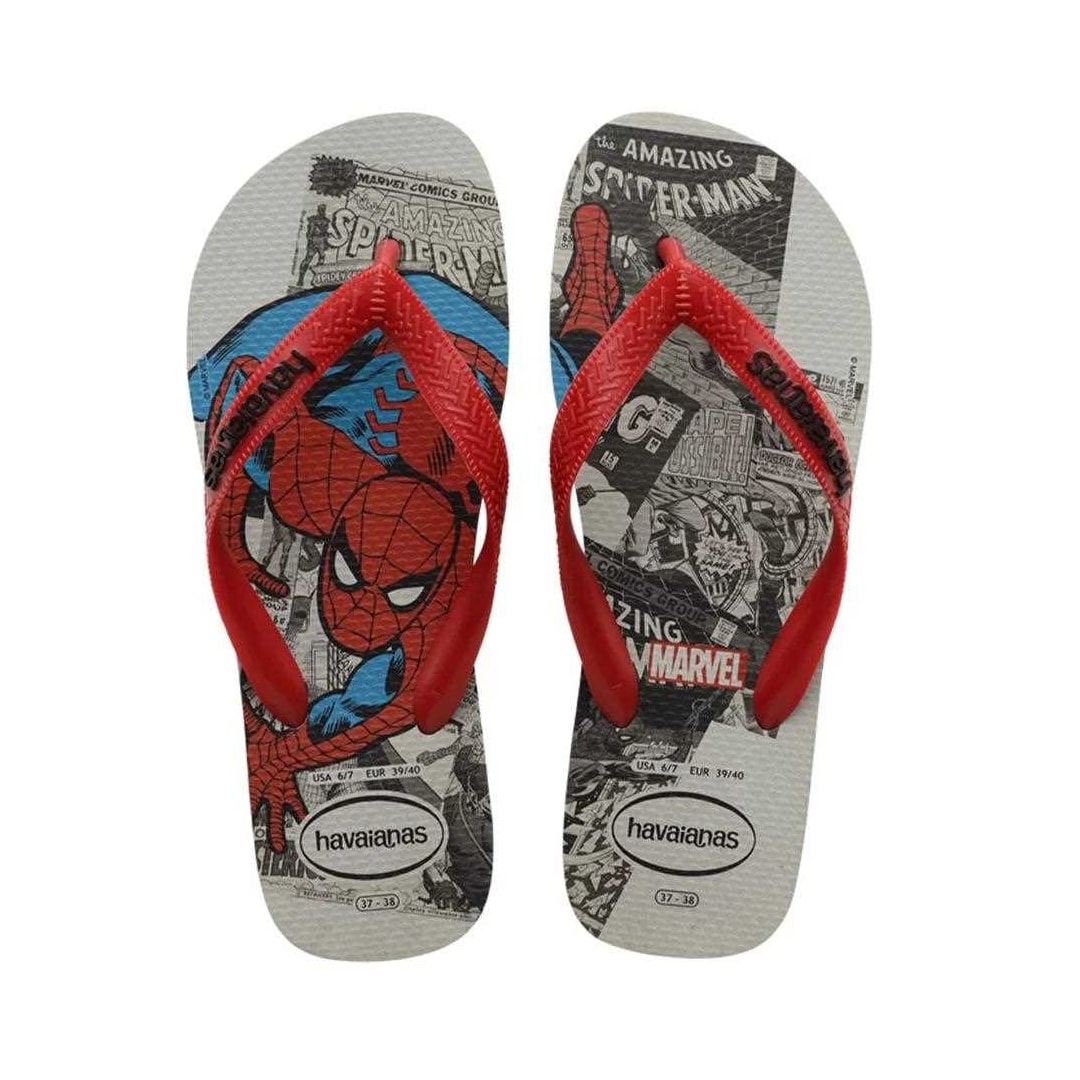 Sandália Havaianas Chinelo Top Marvel Classics Preto