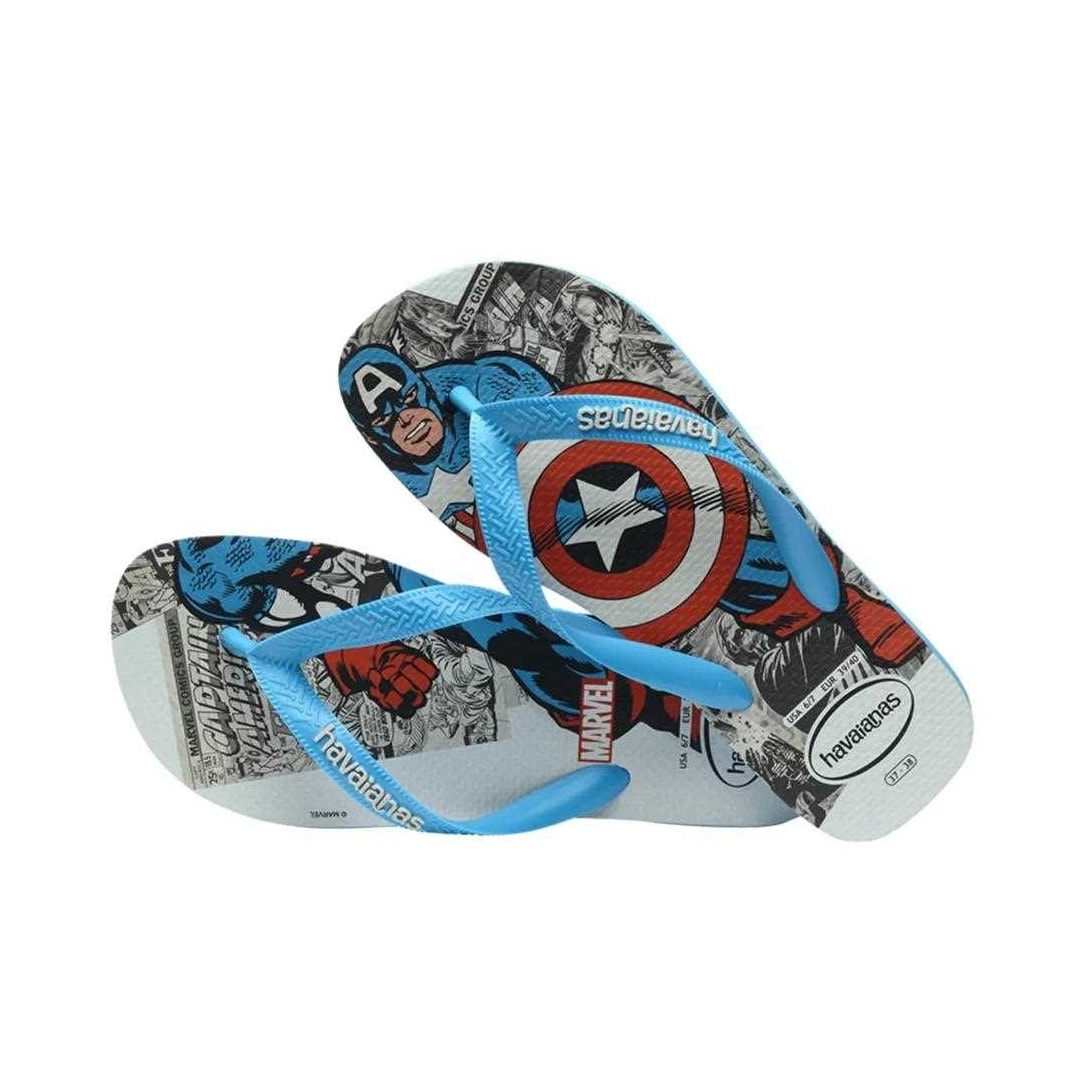Sandália Havaianas Chinelo Top Marvel Classics Turquesa