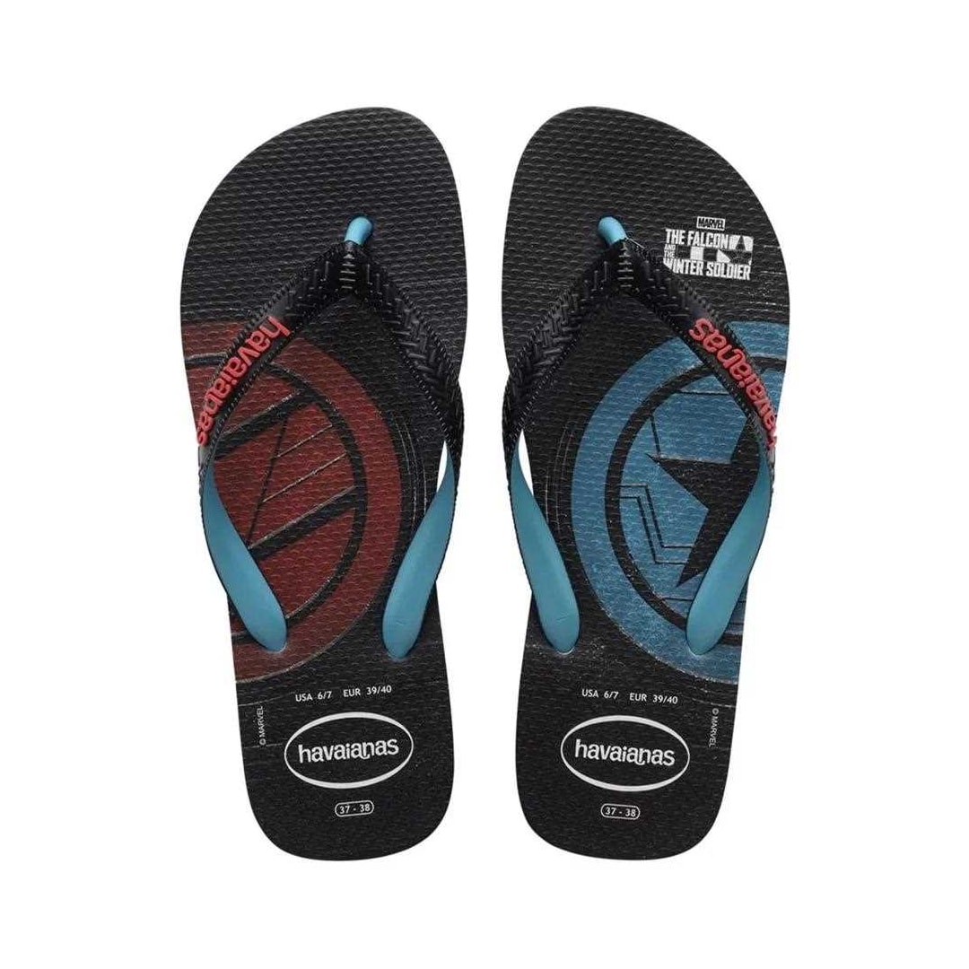 Sandália Havaianas Chinelo Top Marvel Series Azul Nautico