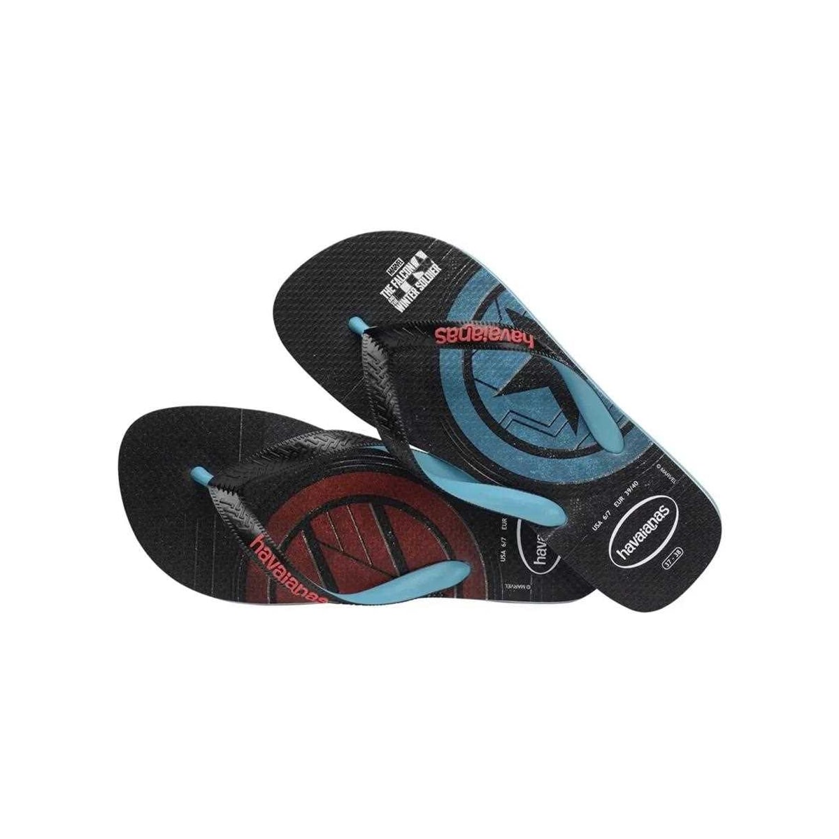 Sandália Havaianas Chinelo Top Marvel Series Azul Nautico Sandália Havaianas Chinelo Top Marvel Series Azul Nautico