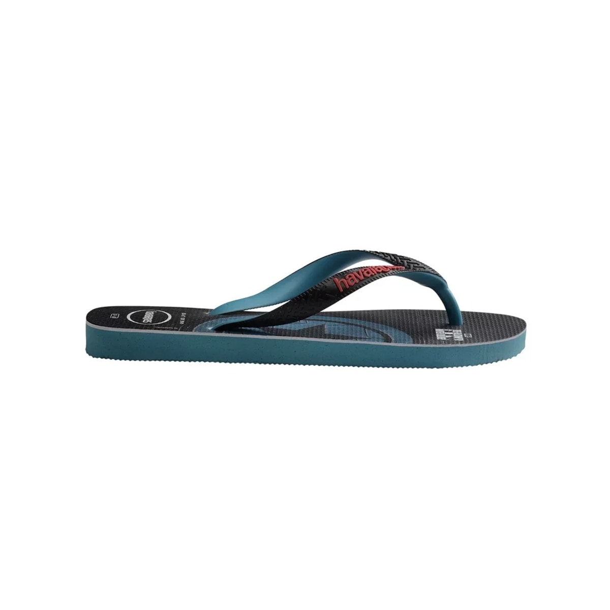 Sandália Havaianas Chinelo Top Marvel Series Azul Nautico Sandália Havaianas Chinelo Top Marvel Series Azul Nautico