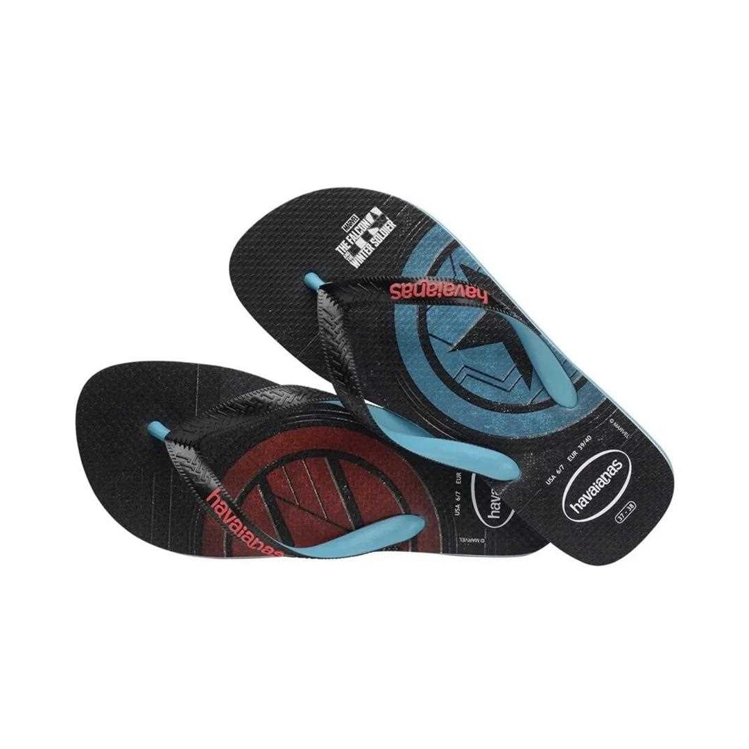 Sandália Havaianas Chinelo Top Marvel Series Azul Nautico Sandália Havaianas Chinelo Top Marvel Series Azul Nautico