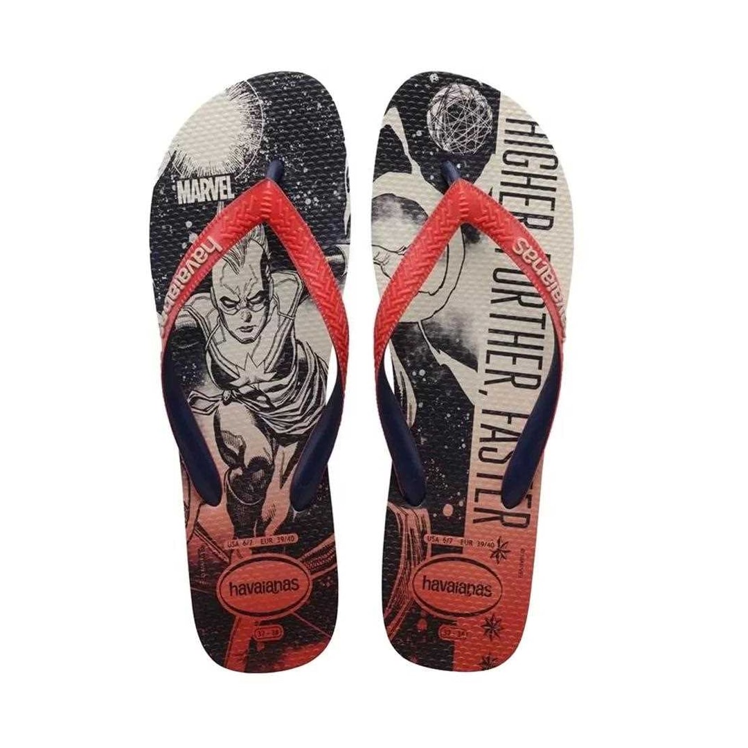 Sandália Havaianas Chinelo Top Marvel Series Vermelho Rubi