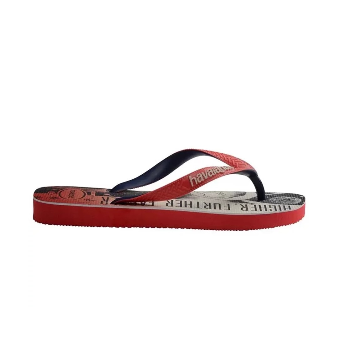 Sandália Havaianas Chinelo Top Marvel Series Vermelho Rubi Sandália Havaianas Chinelo Top Marvel Series Vermelho Rubi