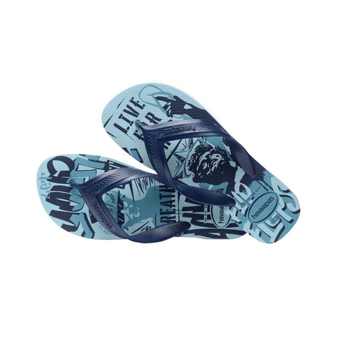 Sandália Havaianas Chinelo Top Max Azul Water Sandália Havaianas Chinelo Top Max Azul Water