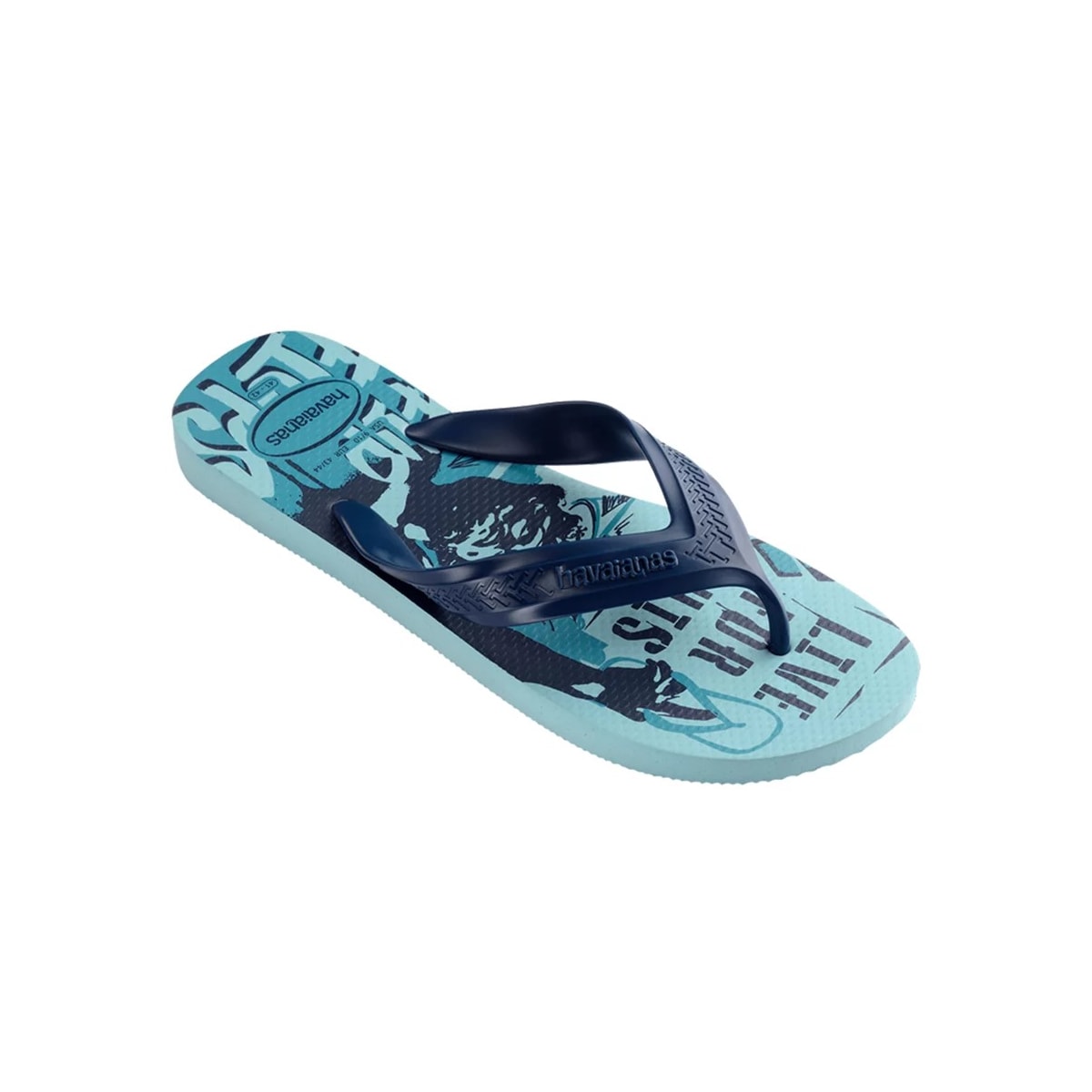 Sandália Havaianas Chinelo Top Max Azul Water Sandália Havaianas Chinelo Top Max Azul Water