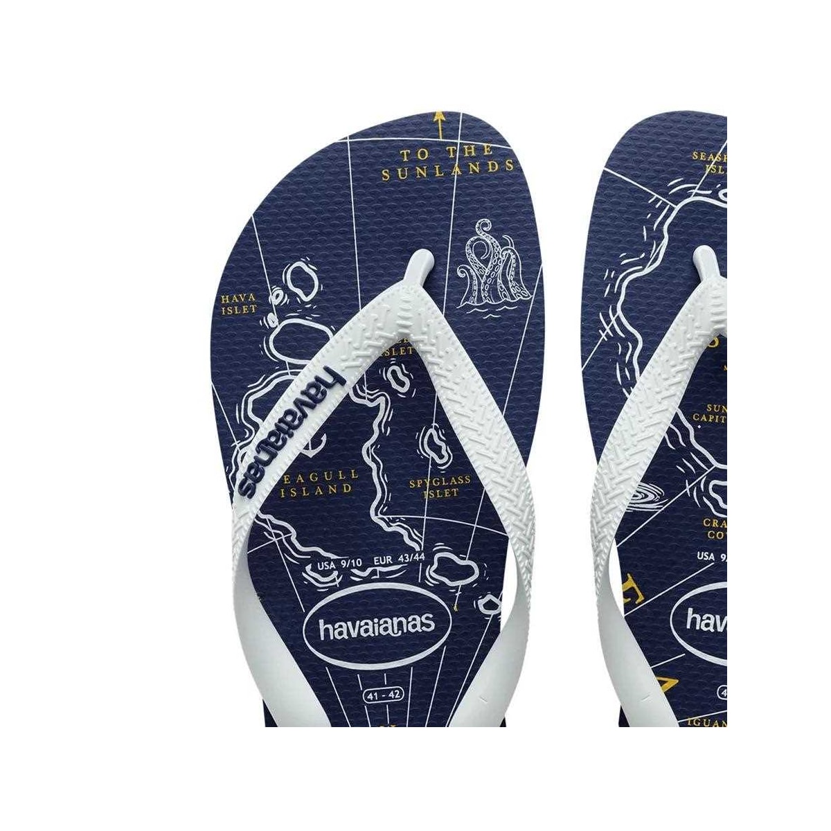 Sandália Havaianas Chinelo Top Nautical Marinho/Branco/Marin Sandália Havaianas Chinelo Top Nautical Marinho/Branco/Marin