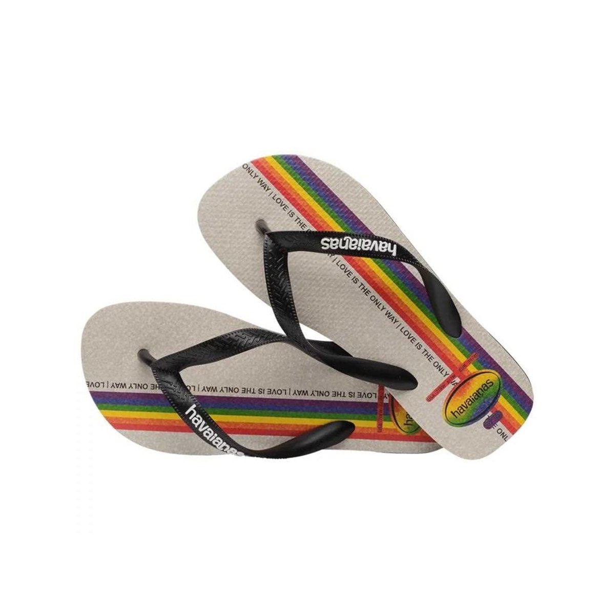 Sandália Havaianas Chinelo Top Pride Preto Sandália Havaianas Chinelo Top Pride Preto