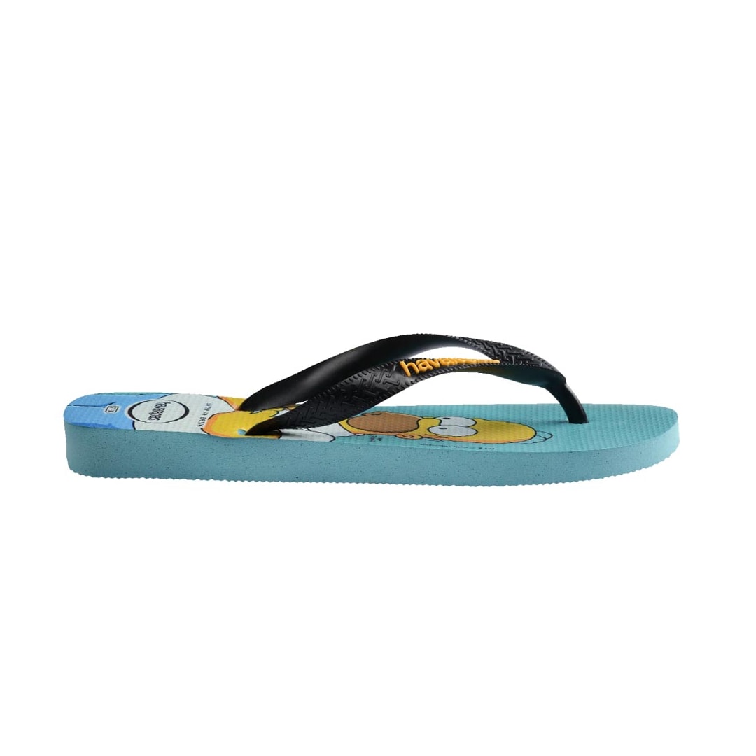 Sandália Havaianas Chinelo Top Simpsons Azul Tradicional