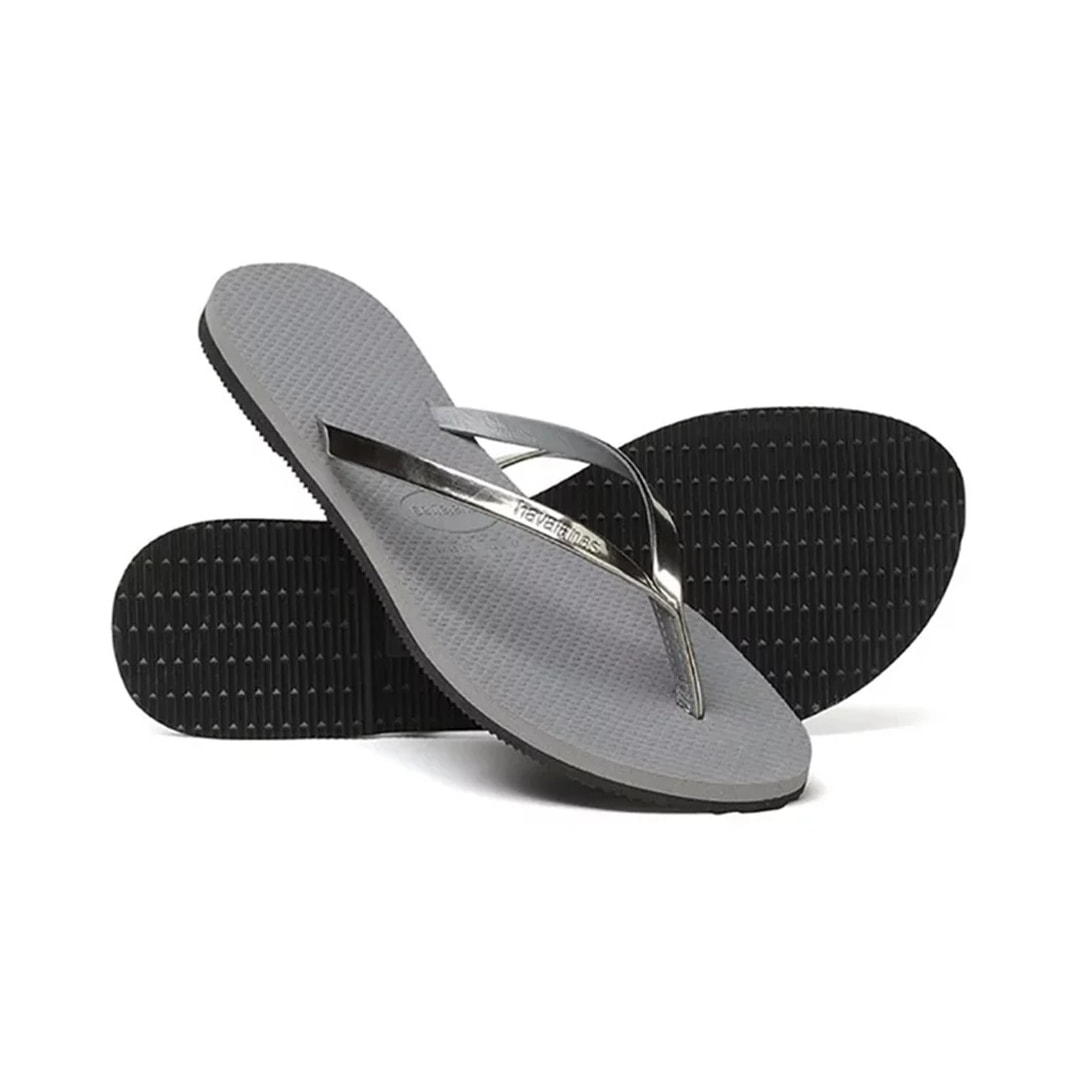 Sandália Havaianas Chinelo You Met Cinza Aço
