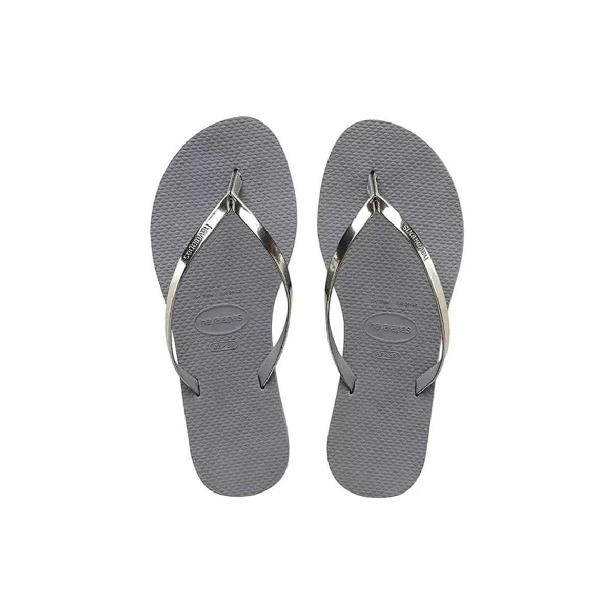 Sandália Havaianas Chinelo You Met Cinza Aço Sandália Havaianas Chinelo You Met Cinza Aço