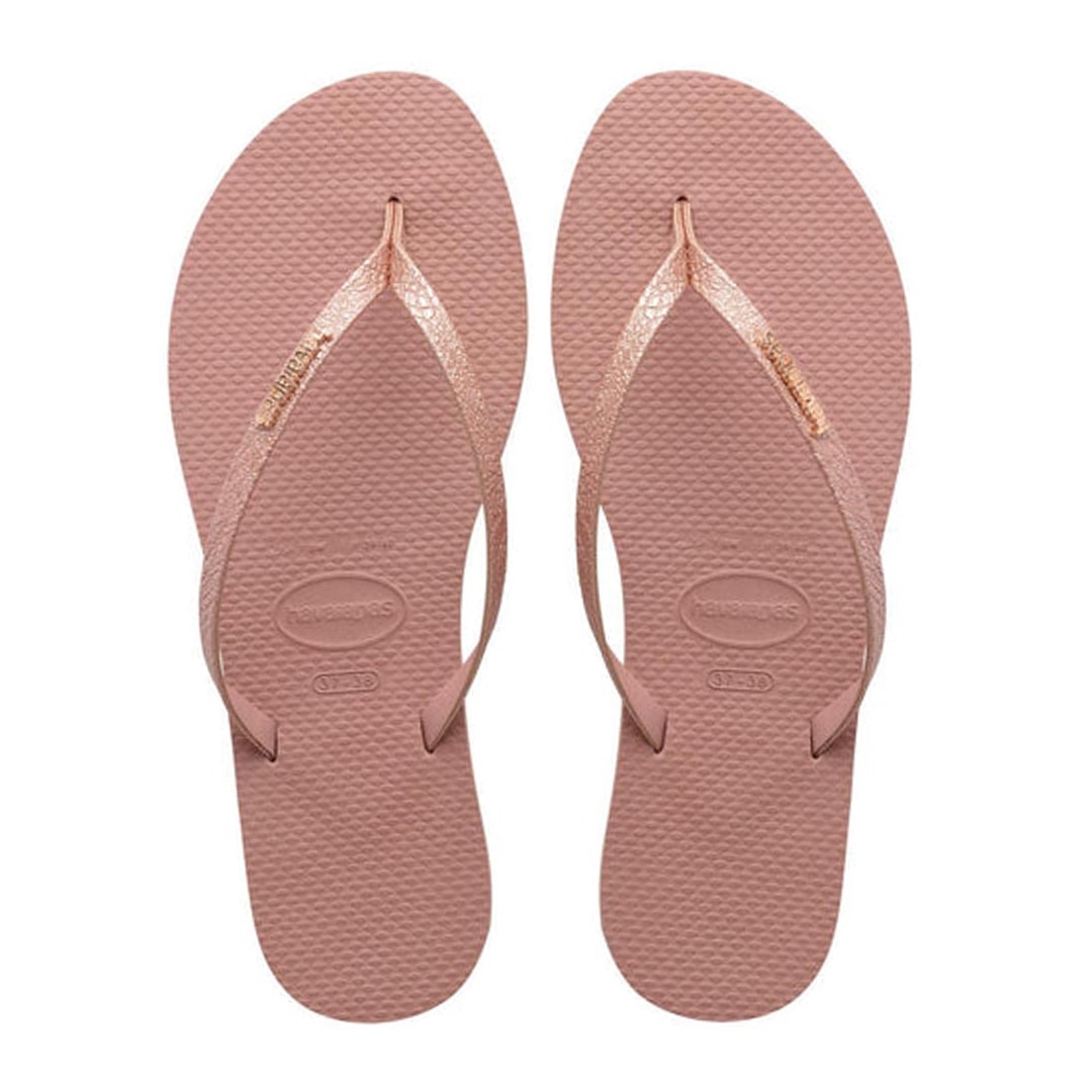 Sandália Havaianas Chinelo You Shine Rosa Crocus Sandália Havaianas Chinelo You Shine Rosa Crocus