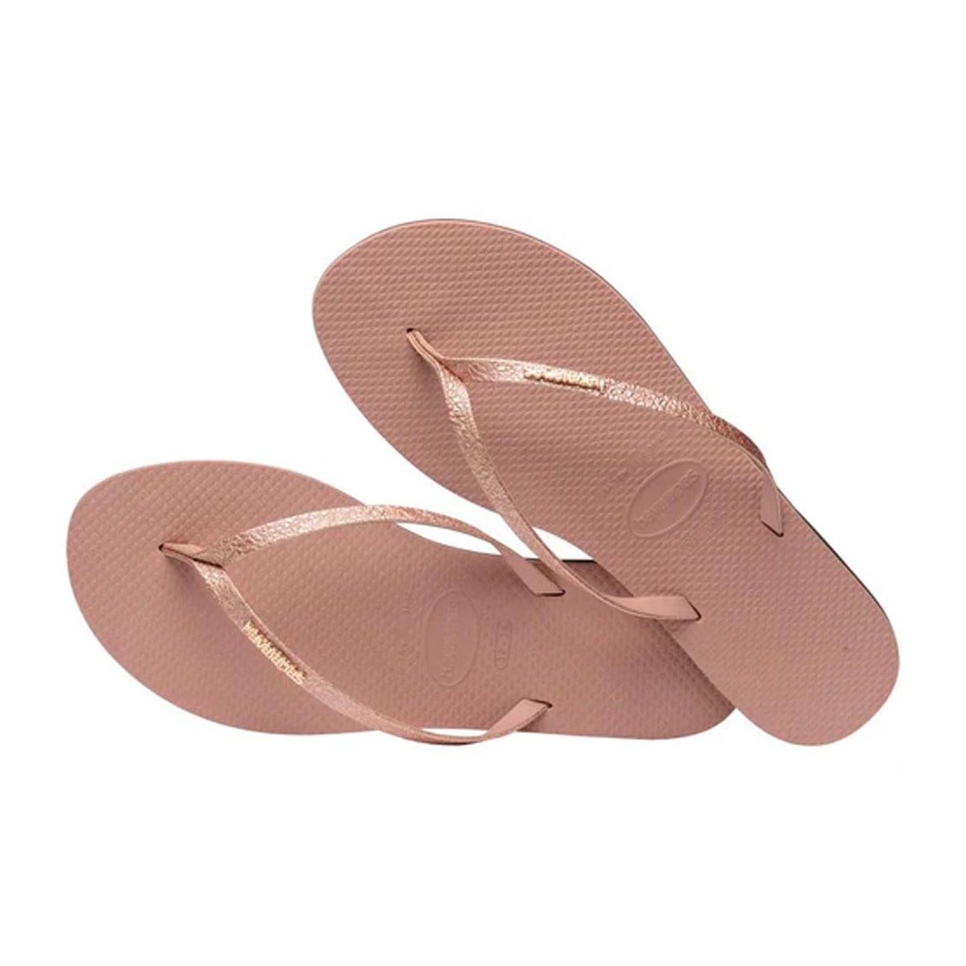 Sandália Havaianas Chinelo You Shine Rosa Crocus Sandália Havaianas Chinelo You Shine Rosa Crocus
