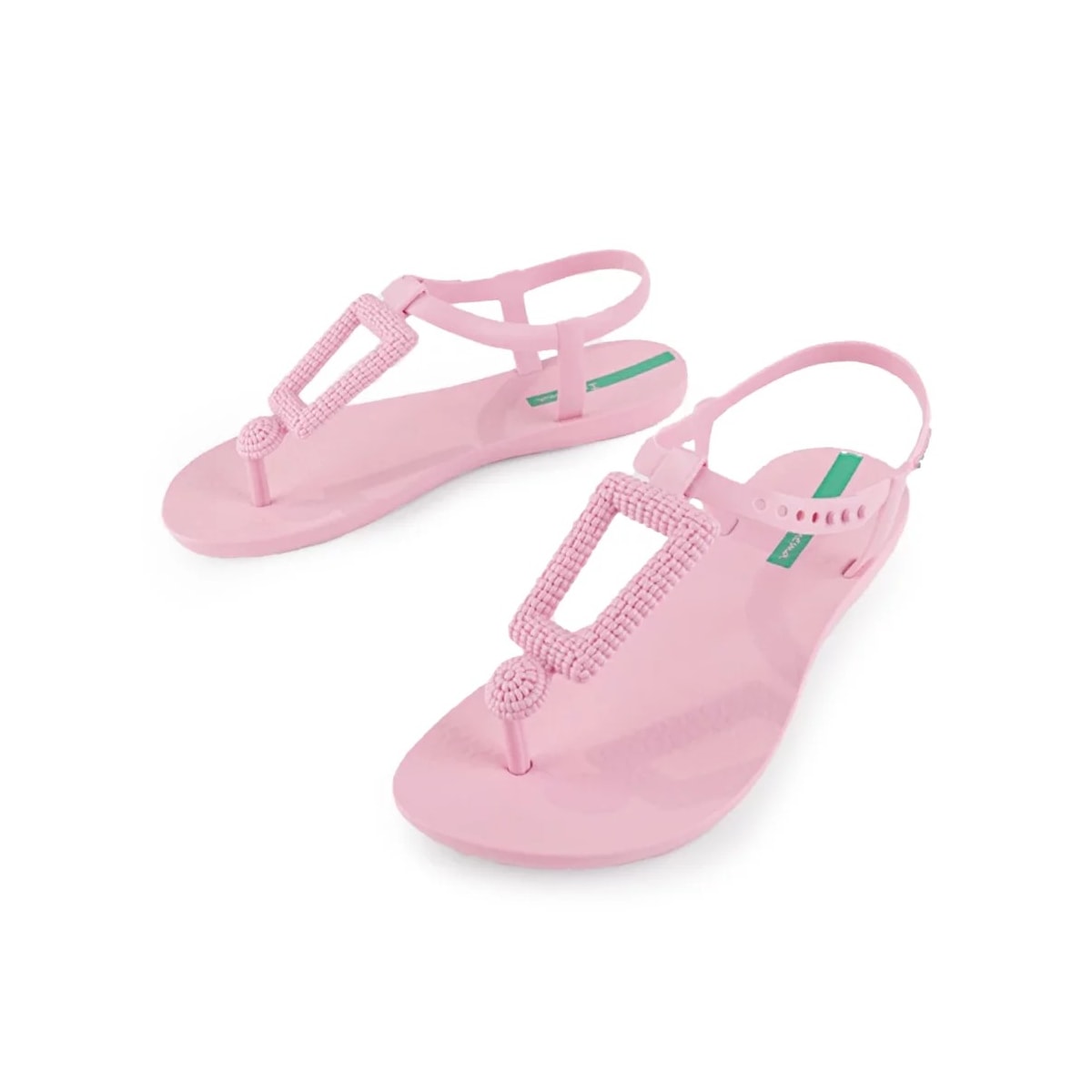 Sandália Ipanema Grendene Rasteira Class Artesania 26669 Rosa/Rosa