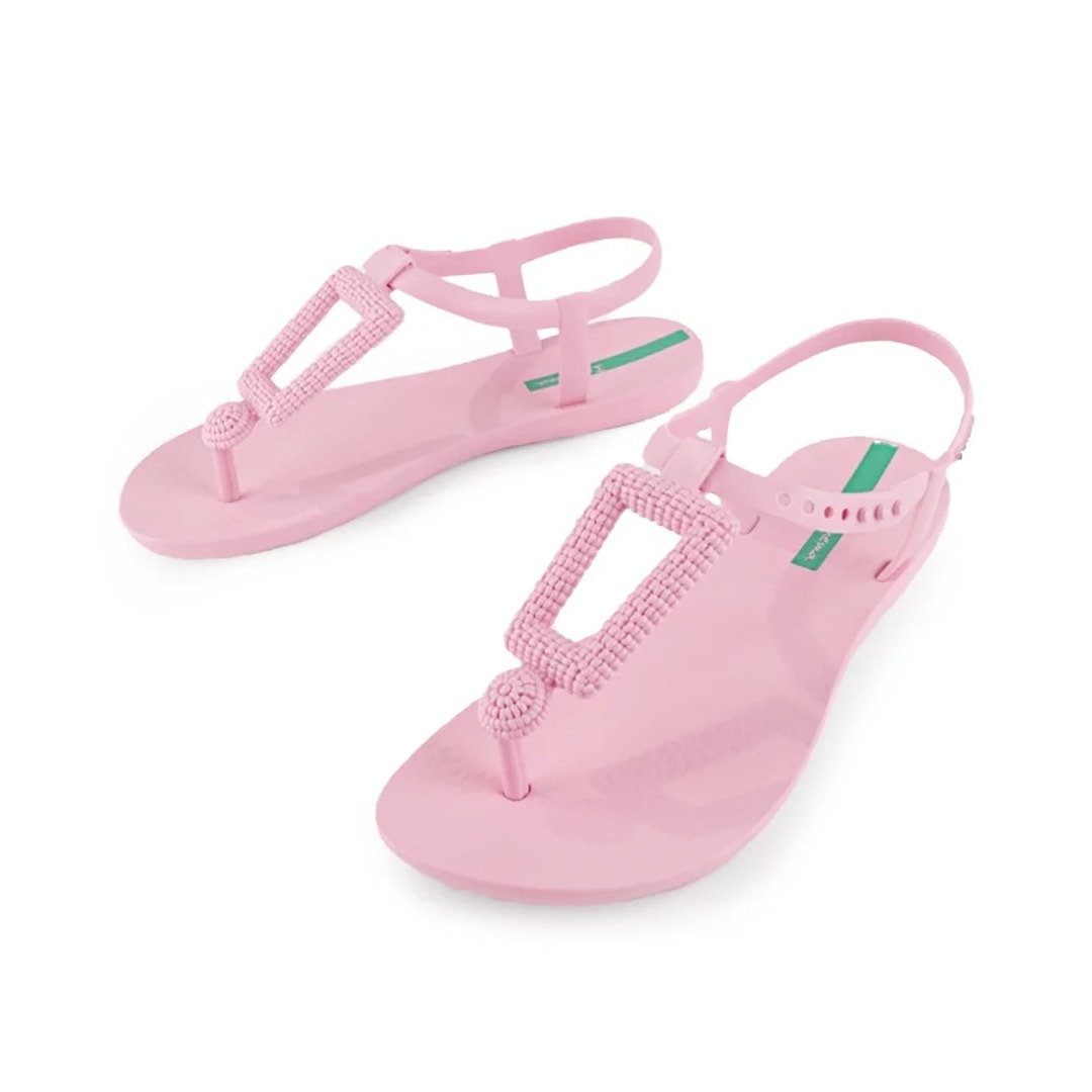 Sandália Ipanema Grendene Rasteira Class Artesania 26669 Rosa/Rosa Sandália Ipanema Grendene Rasteira Class Artesania 26669 Rosa/Rosa