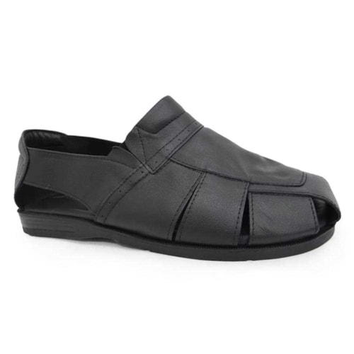 Sandalia Italianinho de Couro 34719 Preto