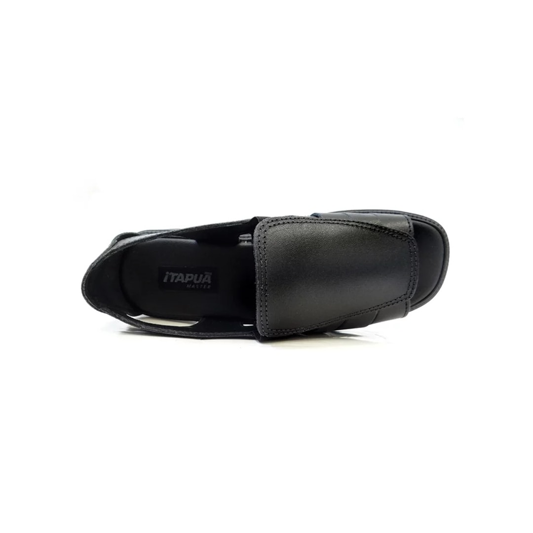 Sandália Itapuã De Couro Masculina 1602Z18 Preto Sandália Itapuã De Couro Masculina 1602Z18 Preto