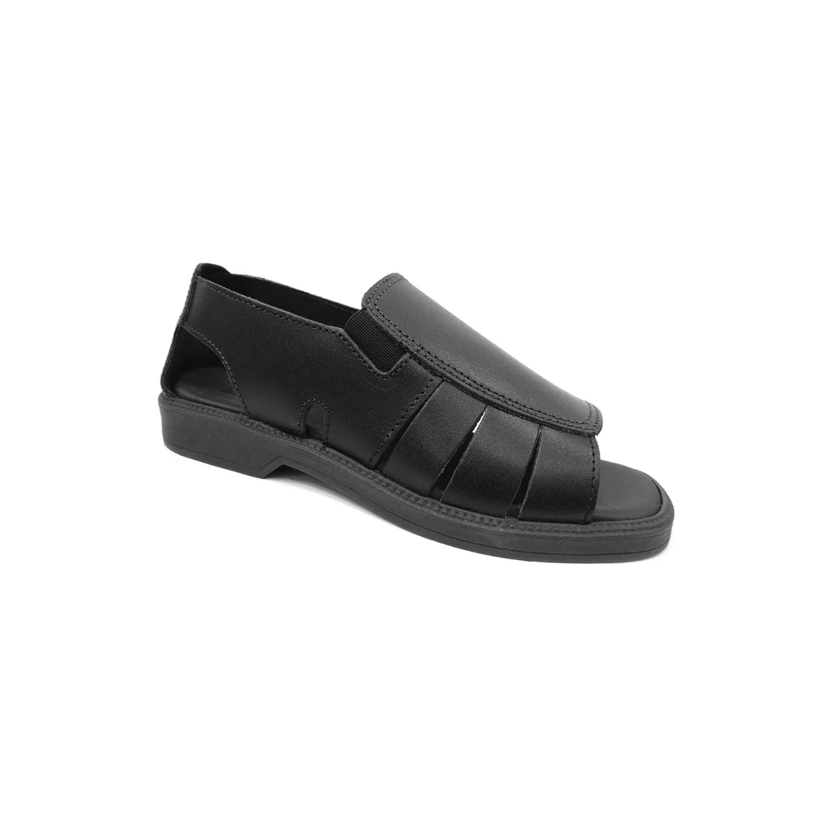 Sandália Itapuã De Couro Masculina 1602Z18 Preto Sandália Itapuã De Couro Masculina 1602Z18 Preto