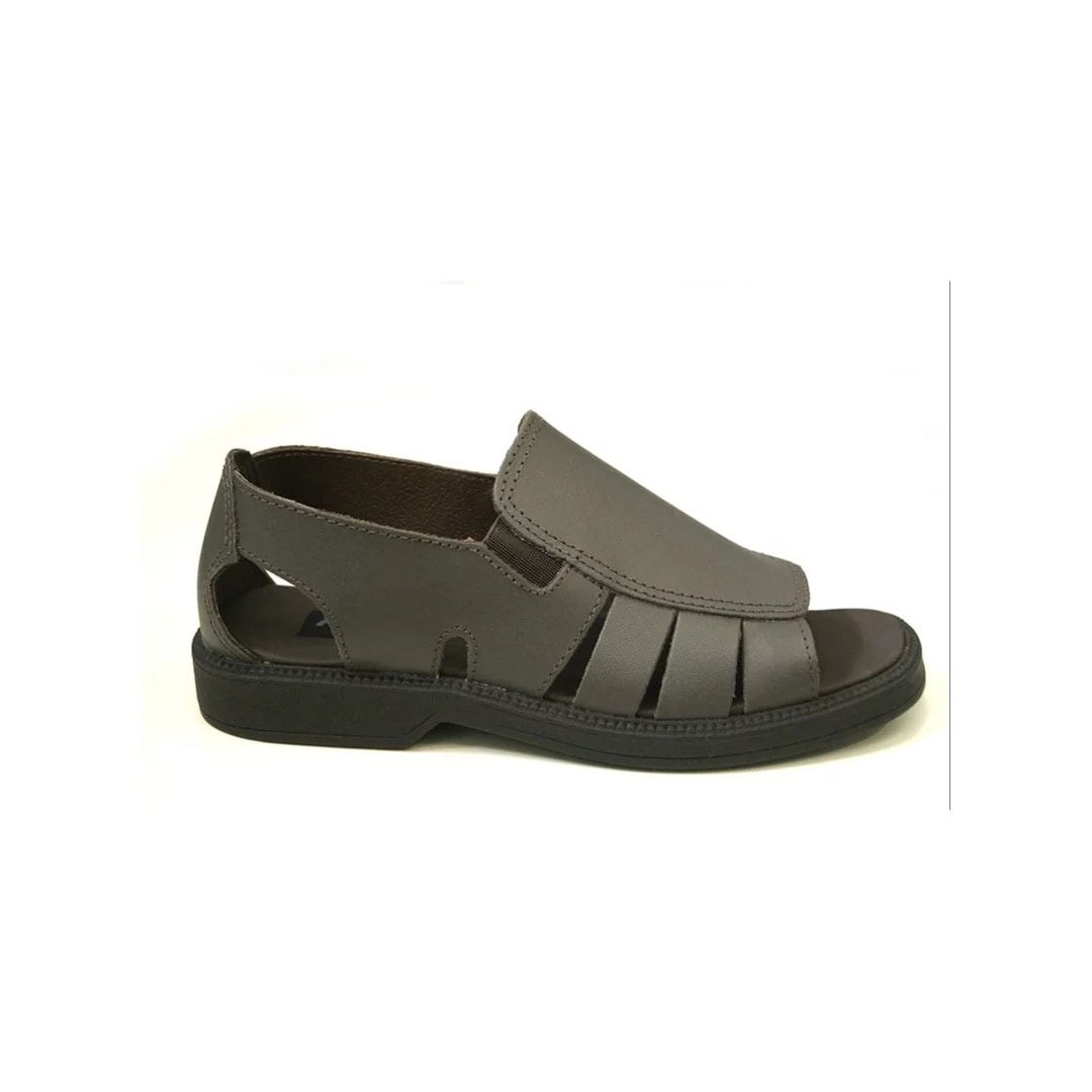 Sandália Itapuã De Couro Masculina 1602Z18 Tabaco