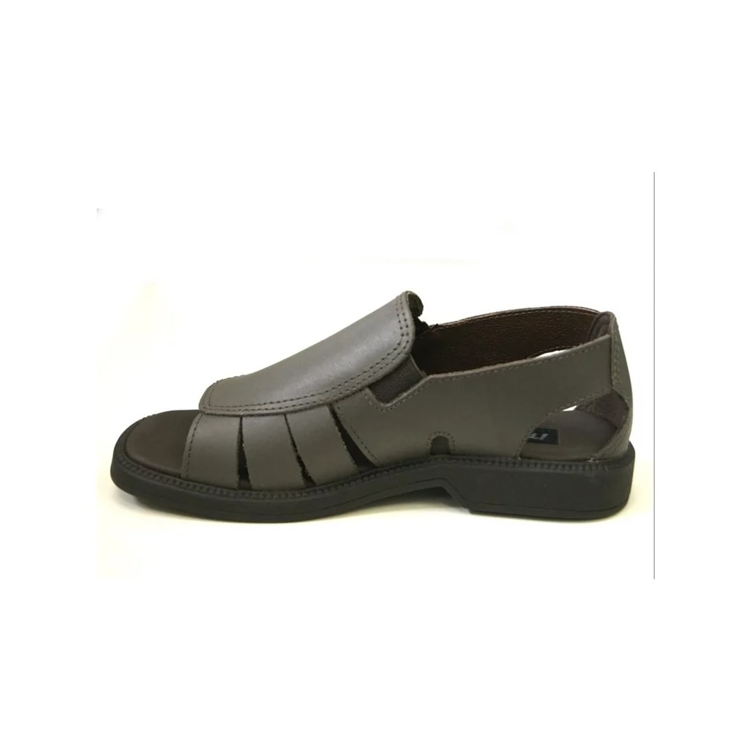 Sandália Itapuã De Couro Masculina 1602Z18 Tabaco