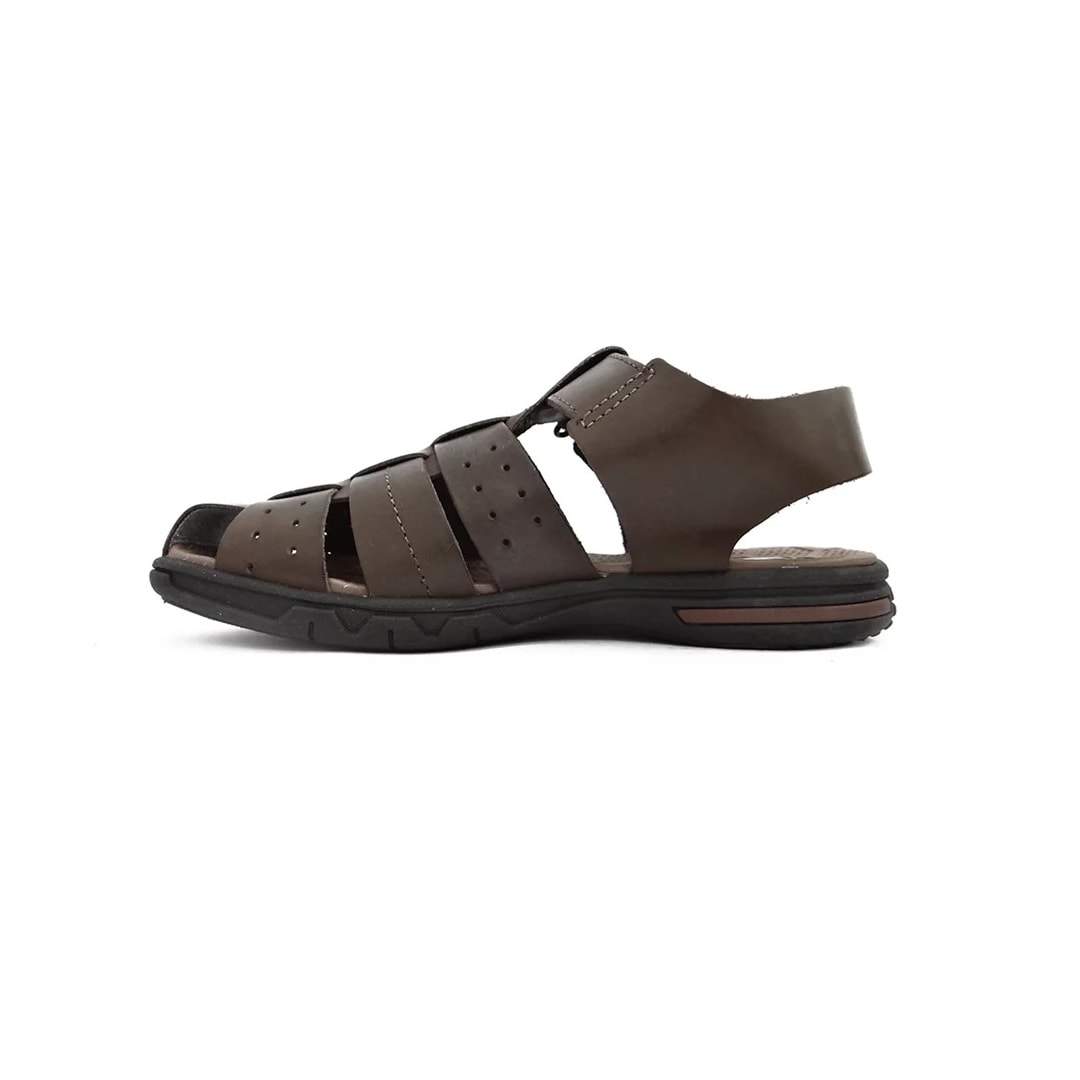 Sandália Itapua De Couro Masculino 5304 Cafe Escuro