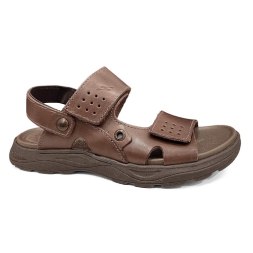 Sandália Itapuã Masculina Couro Doca 1252 Pinhao